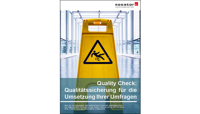 Whitepaper: Qualitätssicherung für die Umsetzung Ihrer Umfrage