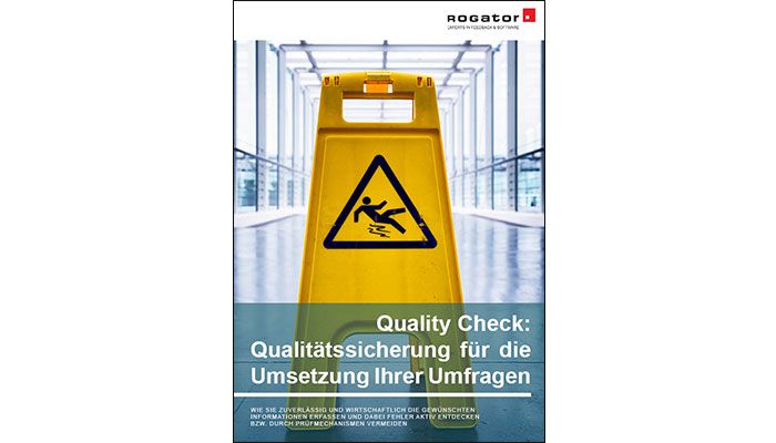 Whitepaper: Qualitätssicherung für die Umsetzung Ihrer Umfrage