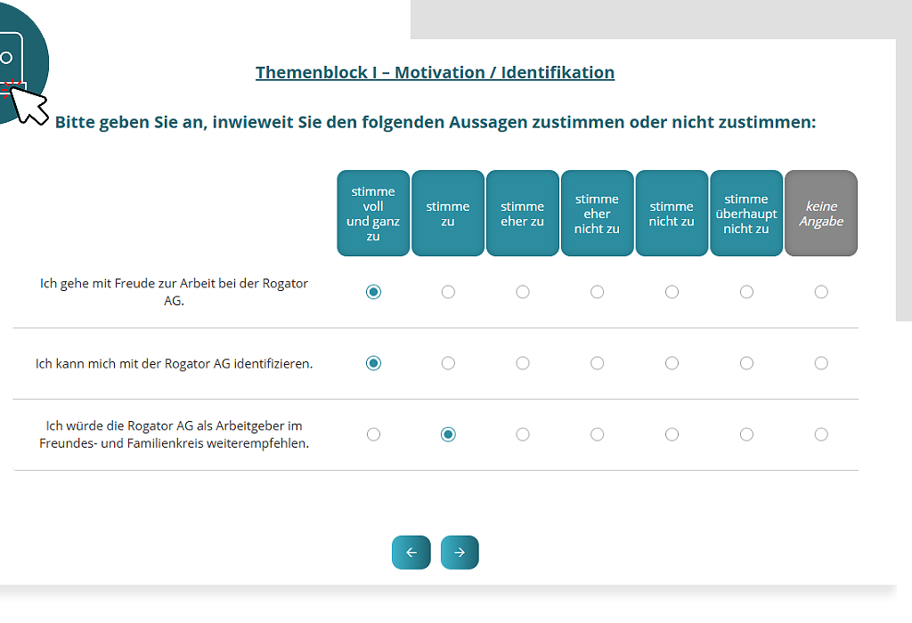Arbeitgeberattraktivität Demo-Befragung Motivation