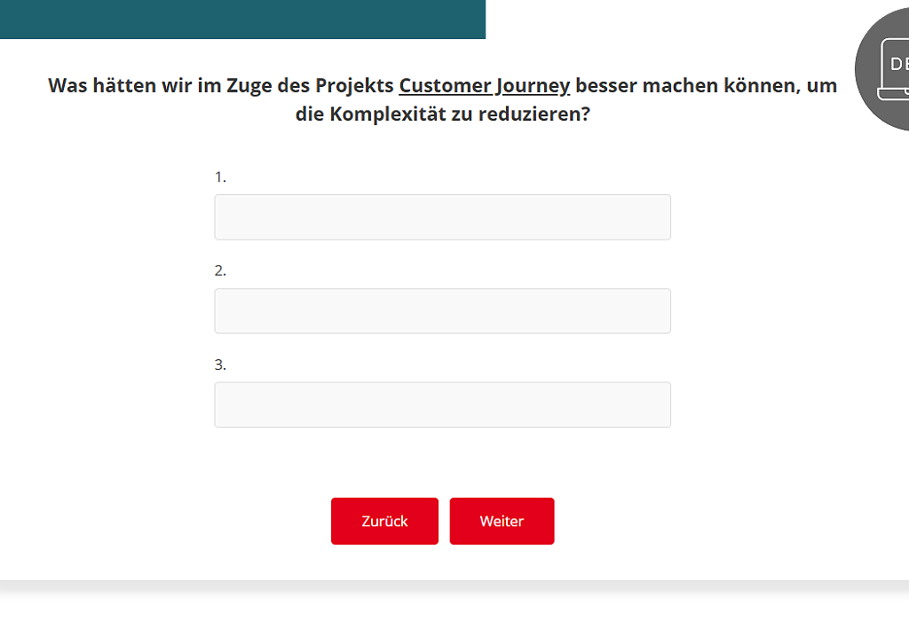 CES Demo-Item Reduktion Kundenaufwand