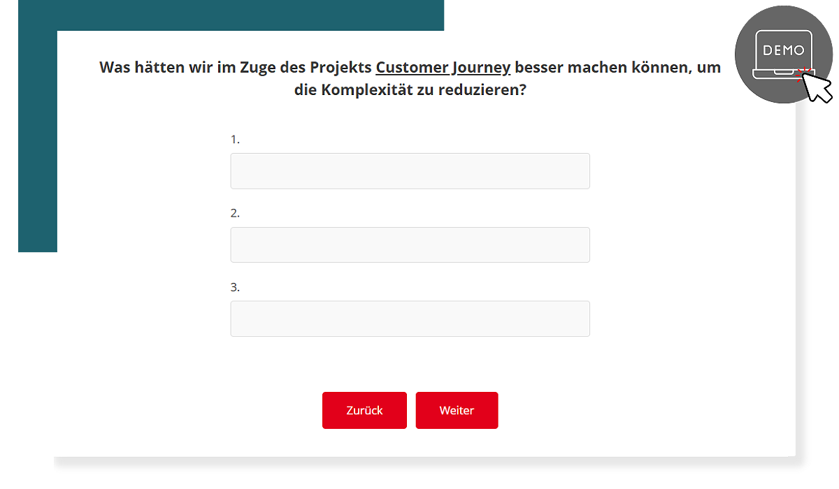 CES Demo-Item Reduktion Kundenaufwand