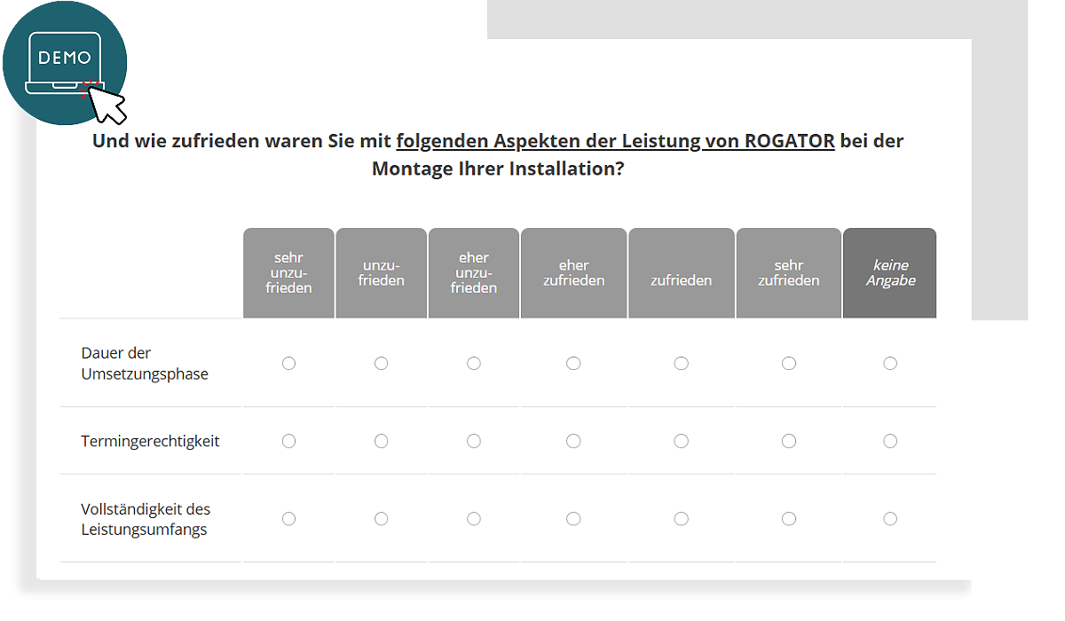 NPSplus kundenspezifische Detailfrage Beispiel