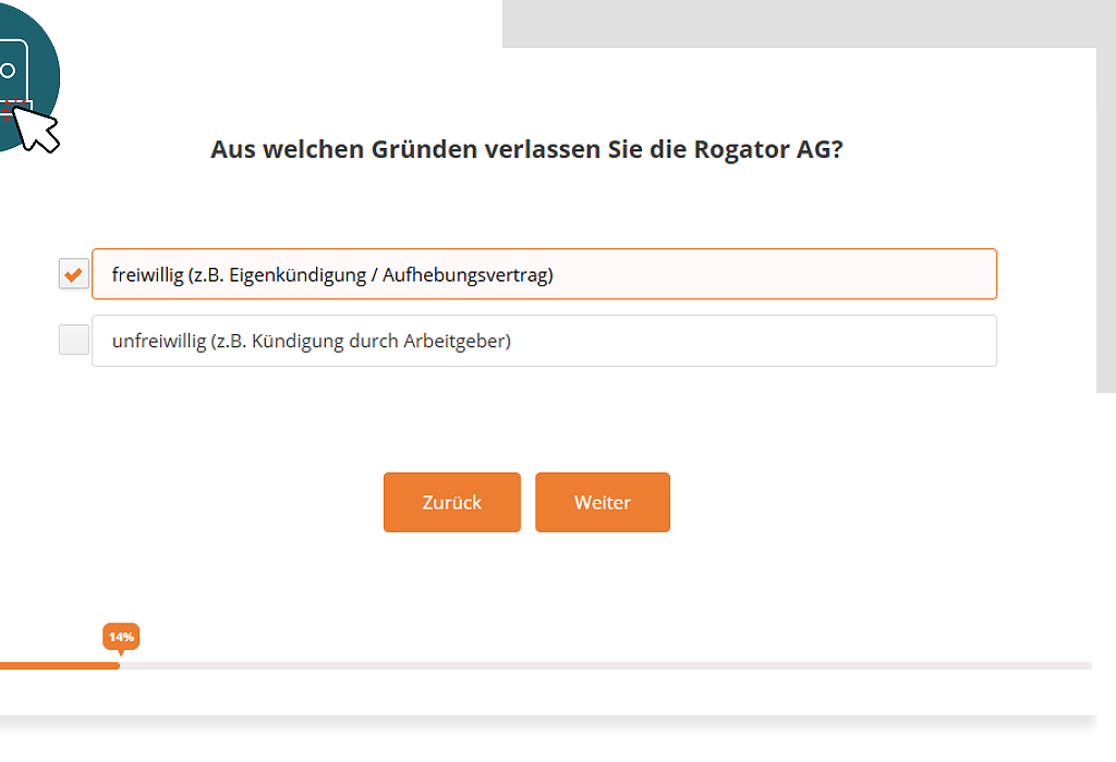 Exit-Feedback Demo-Befragung Umsetzung