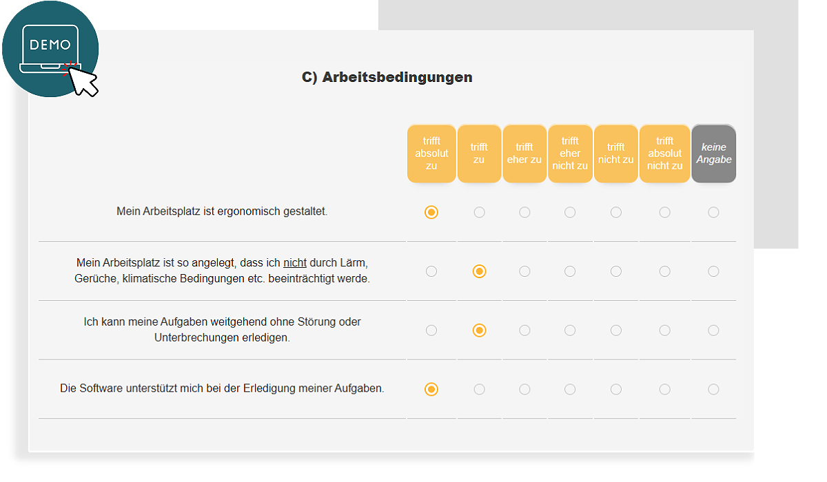 GBU Demo-Befragung Arbeitsbedingungen