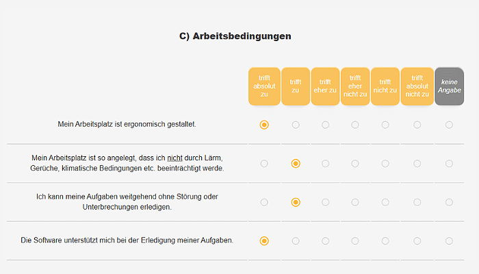 GBU Demo-Befragung Arbeitsbedingungen