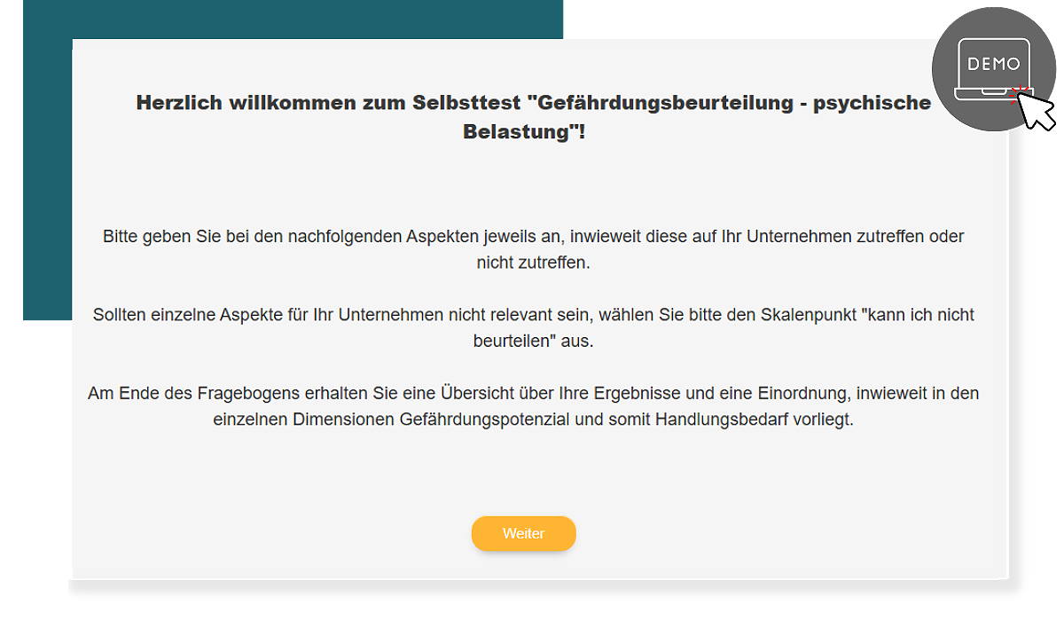 GBU Demo-Befragung Sebsttest