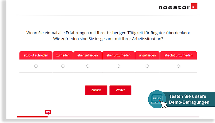 Beispiel aus einer Mitarbeiterbefragung