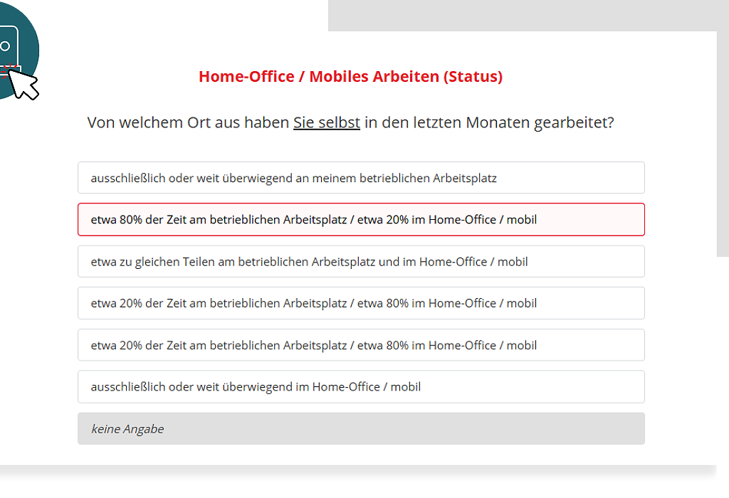 Mobiles Arbeiten Demo-Befragung Homeoffice-Zeiten