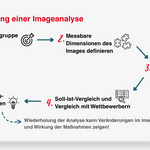 Schematischer Ablauf einer Imageanalyse inklusive Prozesschritte
