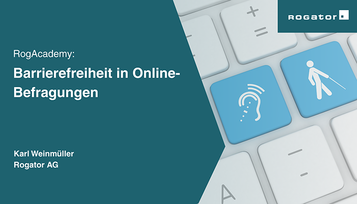 RogAcademy Barrieirefreiheit in Online-Begragung