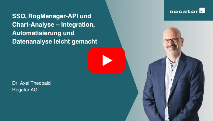 SSO, RogManager-API und Chart-Analyse Integration, Automatisierung und Datenanalyse leicht gemacht