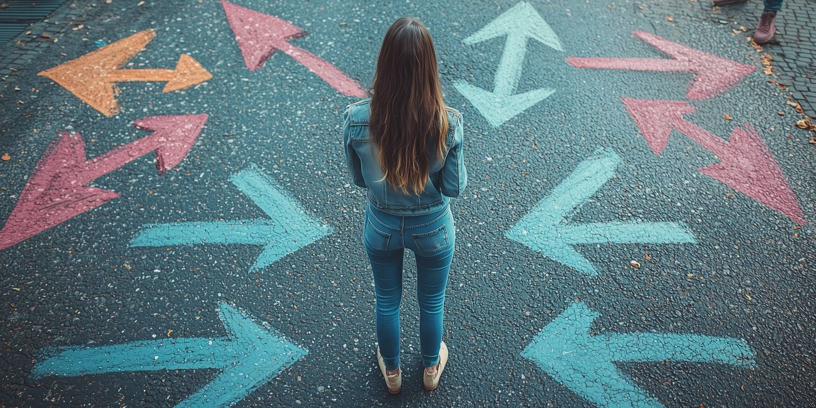 a young woman is faced with a choice of a future profession
