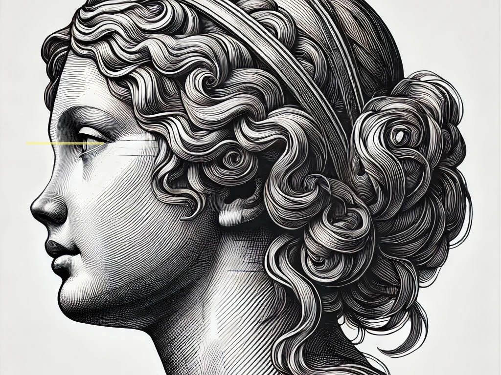 Portrait einer Frau mit überkorrigierter Barbie-Nase: stark abgesenkter Nasenrücken und nach oben rotierte Nasenspitze – typischer Befund nach übertriebener Erstoperation.