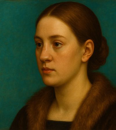 Renaissance-inspirierte Darstellung einer Breitnase mit betontem Nasenrücken und breiter Nasenbasis