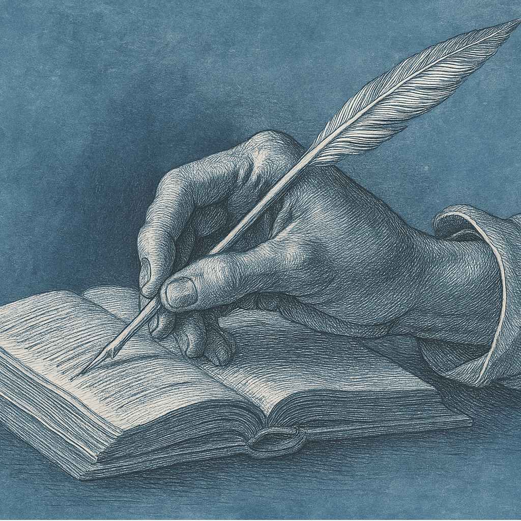 Illustration eines alten Buchs im Stil von Albrecht Dürer