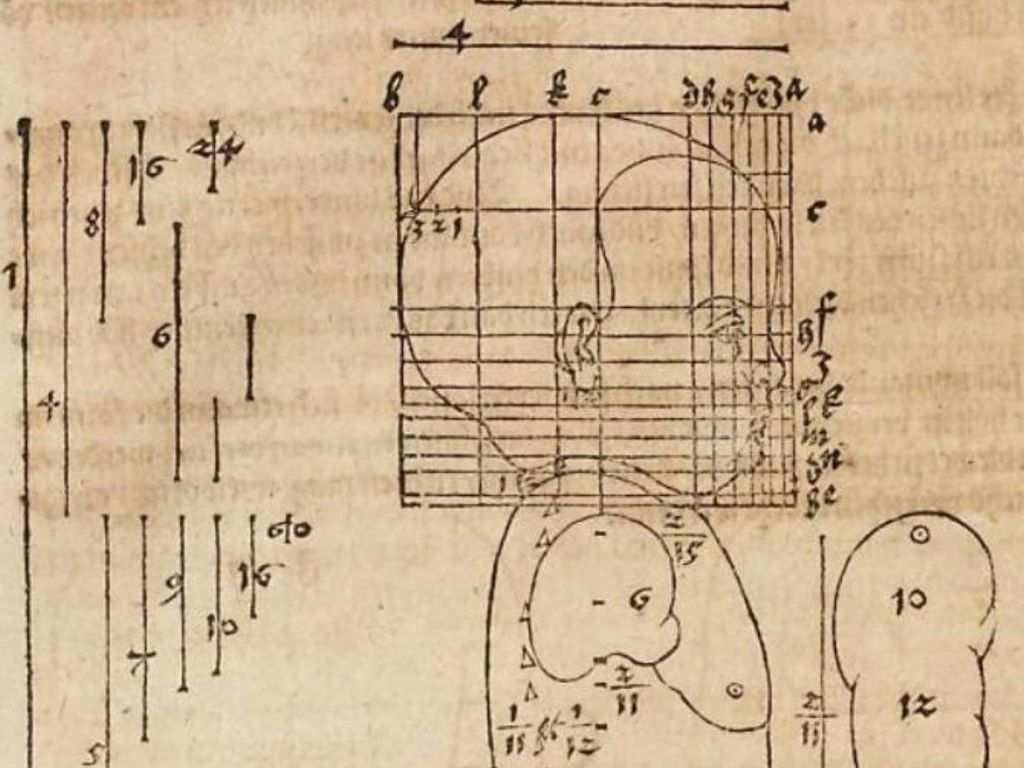 Studienkopf eines Kindes von Albrecht Dürer – zeigt die tiefliegende Nasenwurzel, den flachen Nasenrücken und die aufwärts gerichtete Nasenspitze im Kindesalter – Beispiel für altersbedingte Gesichtsproportionen in der ästhetischen Nasenchirurgie