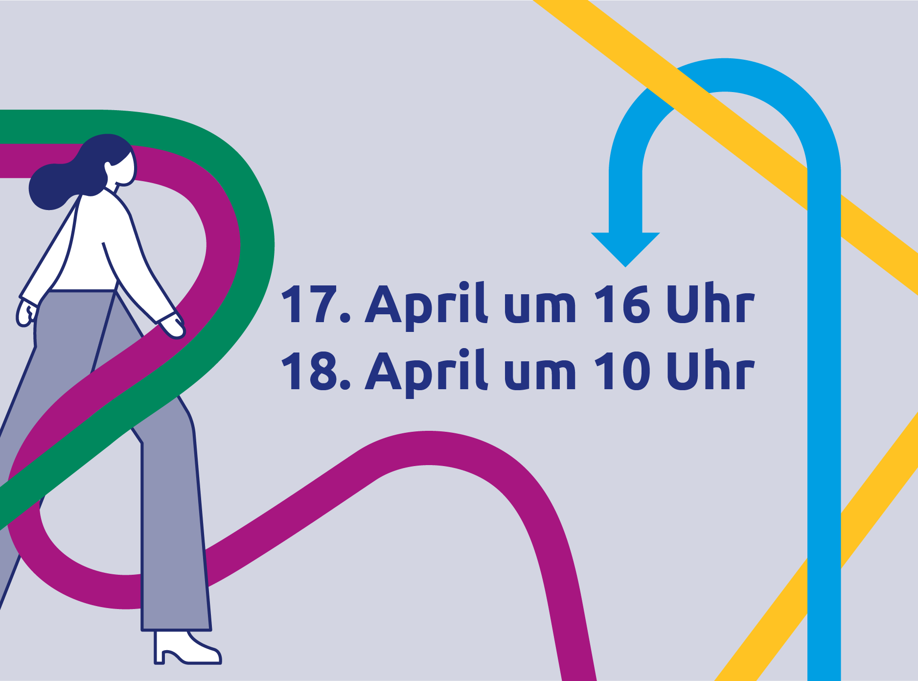 Terminankündigung Spaziergänge: 17.April und 18. April