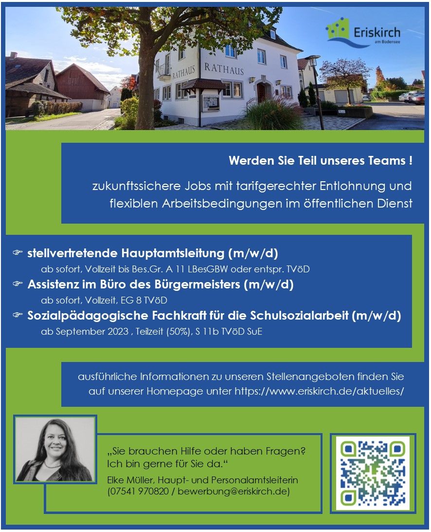 Werden Sie Teil unseres Teams!