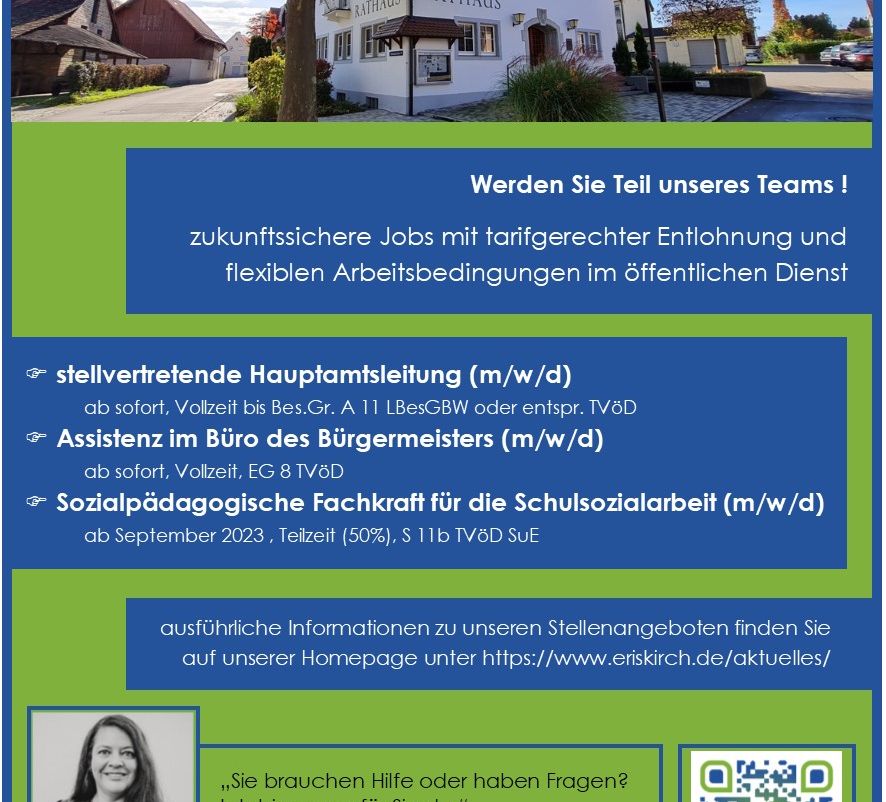 Werden Sie Teil unseres Teams!