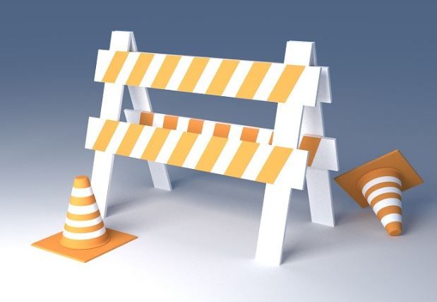 Sperrung im Wald zwischen Moos und Bierkeller – Baumfällarbeiten