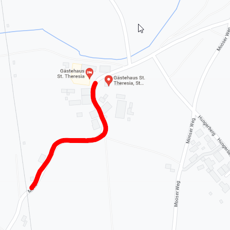 Gesamtsperrung für den Verkehr in Moos