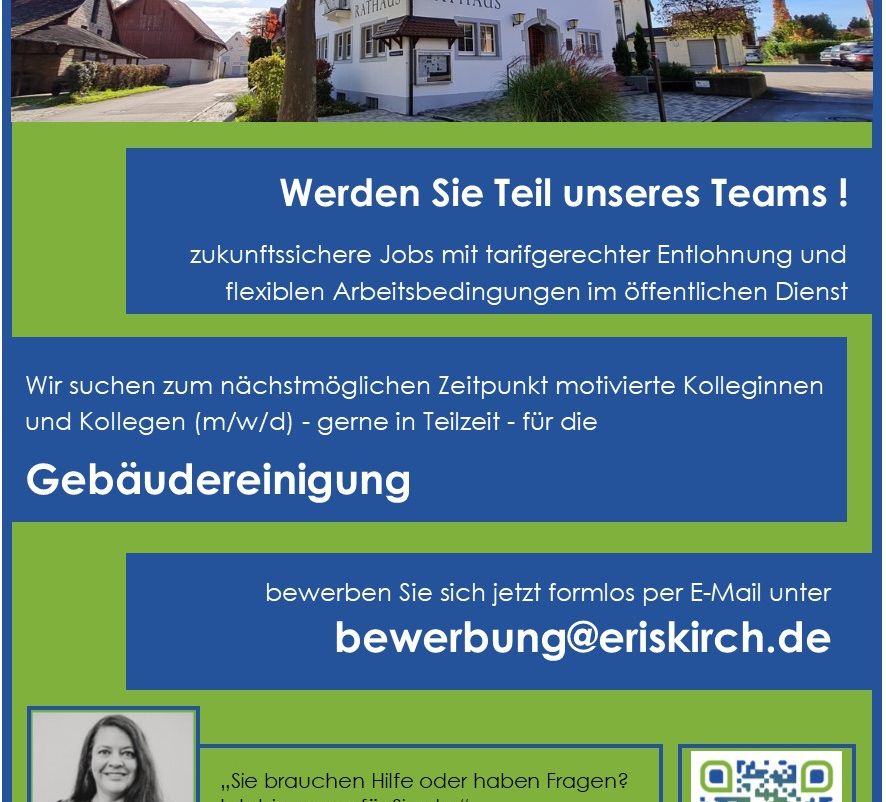 Kolleginnen und Kollegen für unser Reinigungsteam