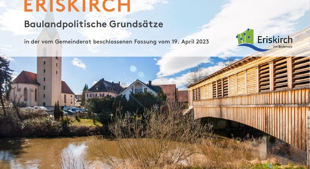 Baulandpolitische Grundsätze veröffentlicht