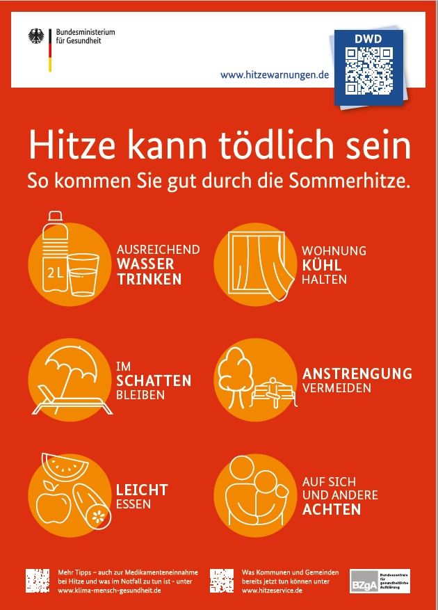 gut durch die Sommerhitze