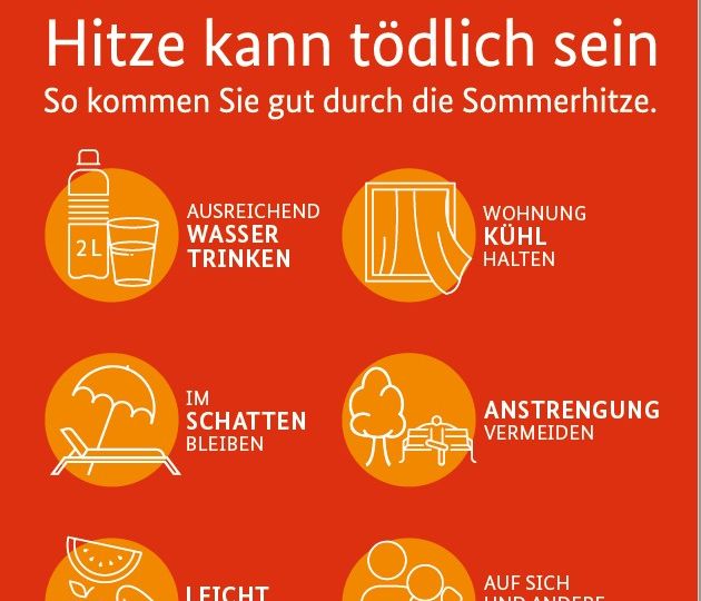 gut durch die Sommerhitze