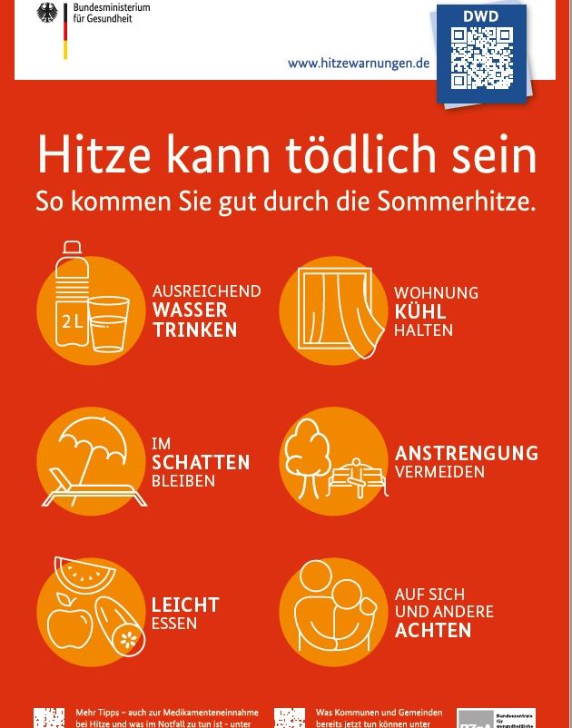 gut durch die Sommerhitze