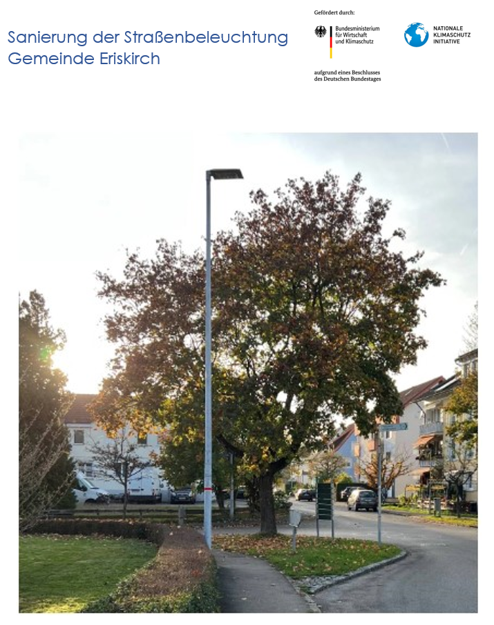 Sanierung der Straßenbeleuchtung Gemeinde Eriskirch