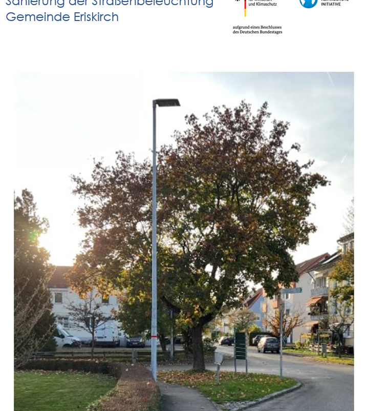 Sanierung der Straßenbeleuchtung Gemeinde Eriskirch