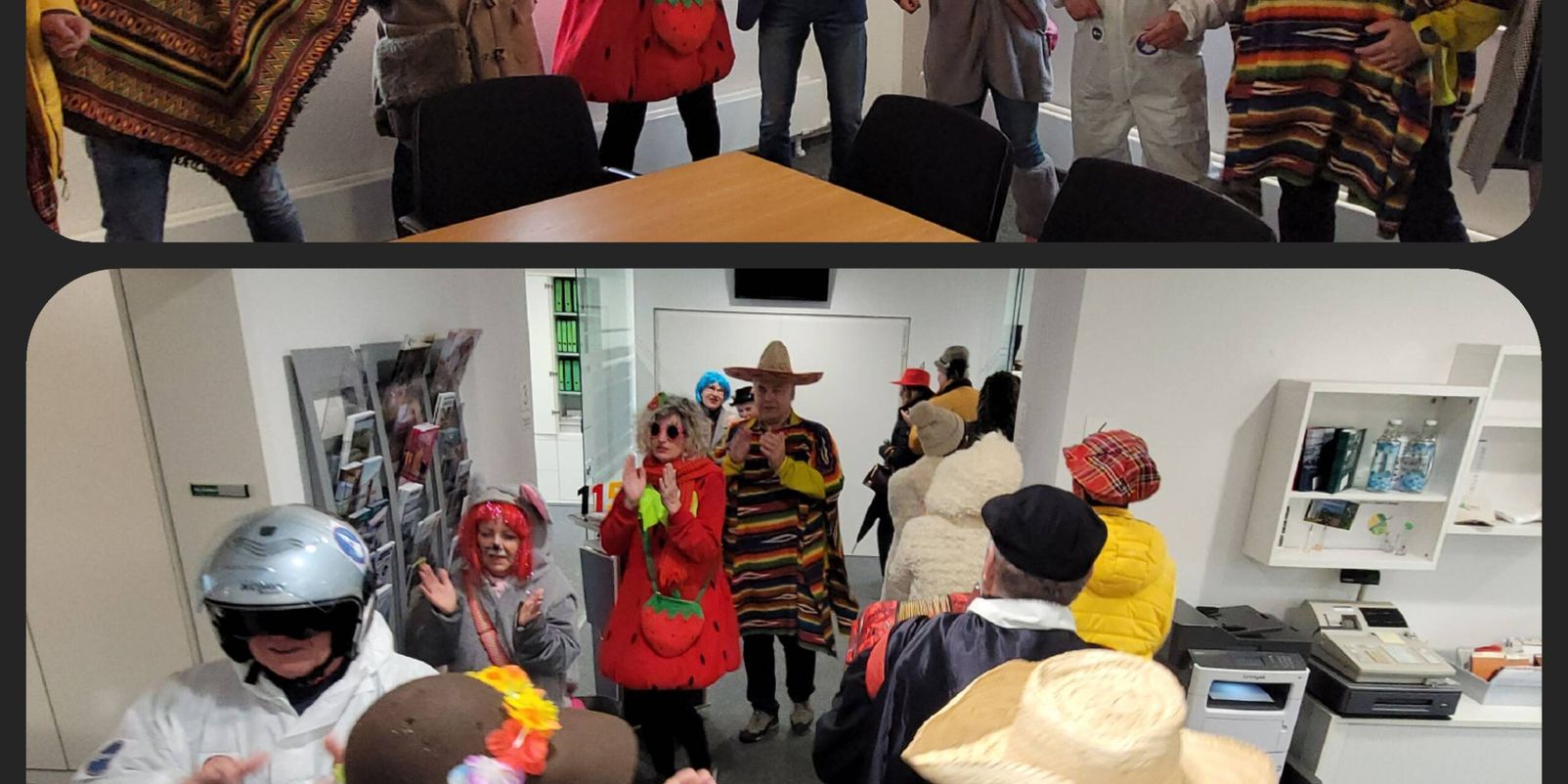 Vermummte Gestalten entern das Rathaus erneut