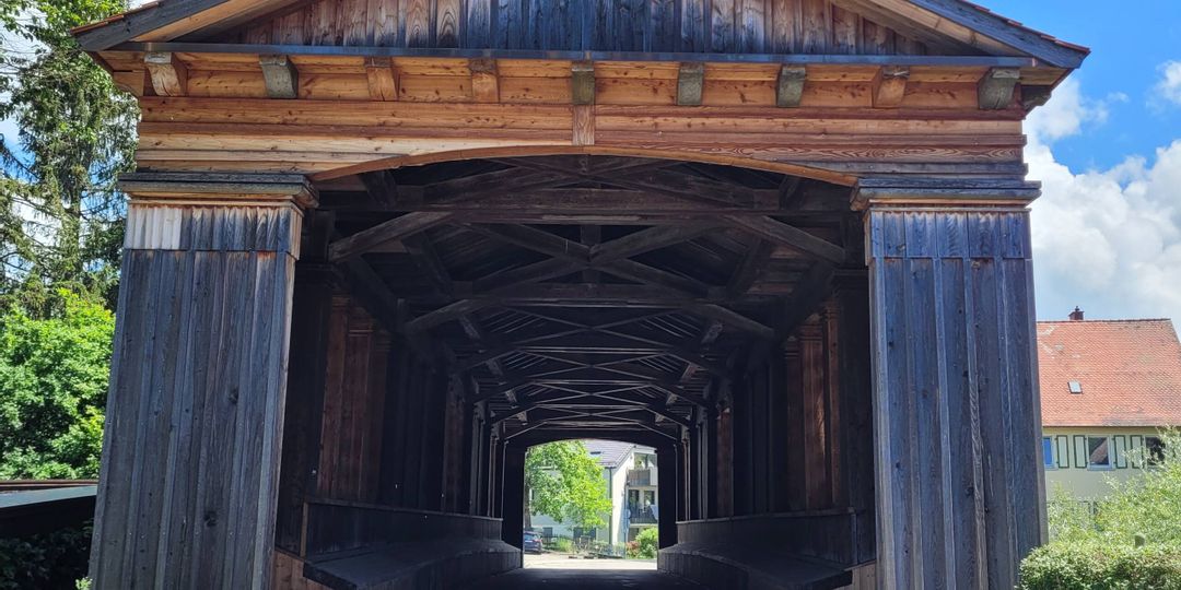 Hochwasser: Holzbrücke Eriskirch und Schwediweg wieder offen