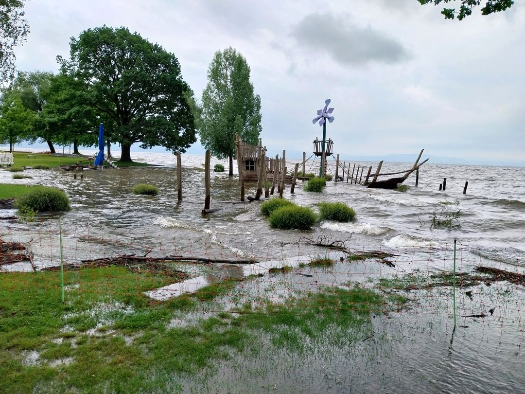 Hochwasser: Seespiegel steigt