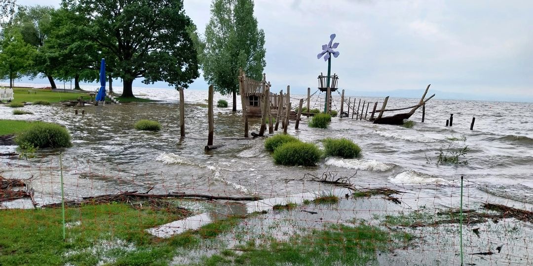 Hochwasser: Seespiegel steigt