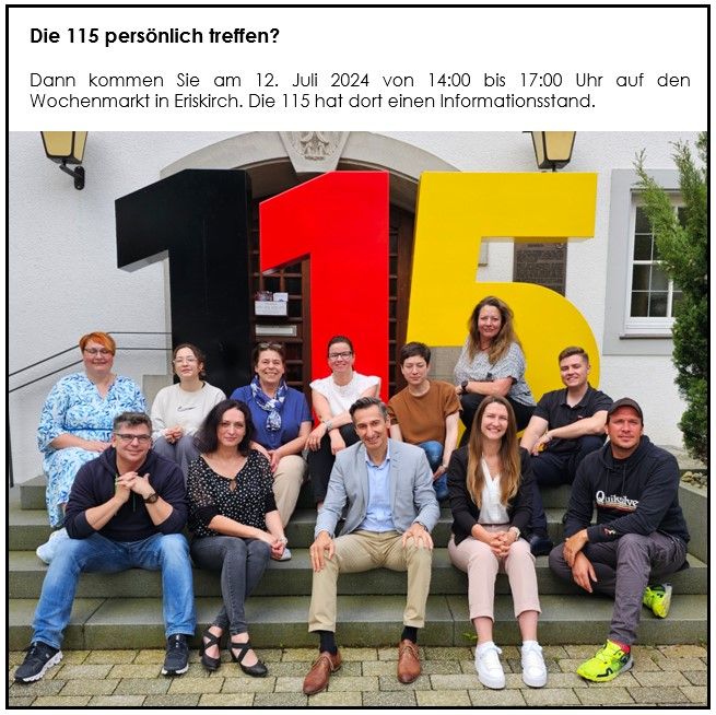 Die 115 persönlich treffen?