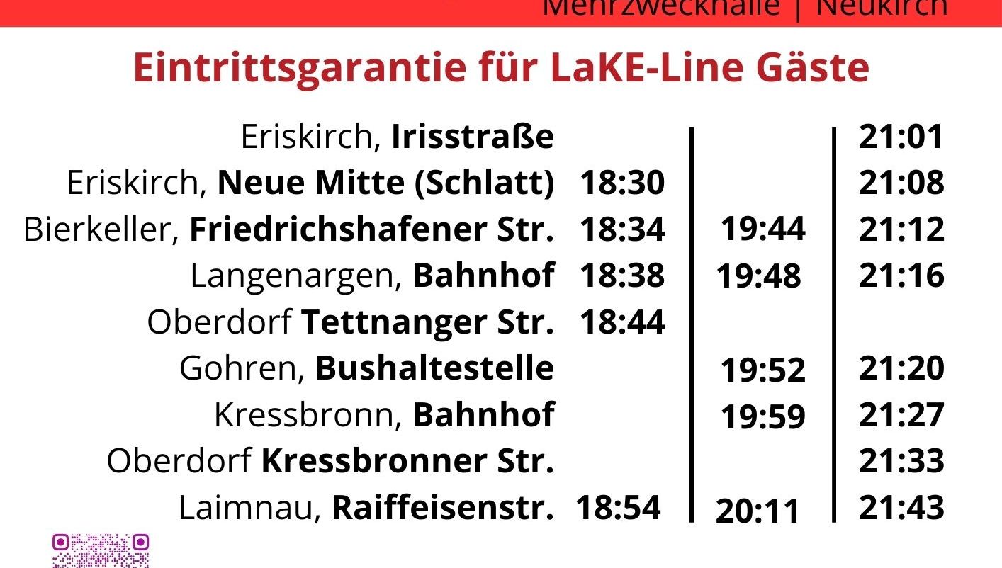 LaKE-Line Partybus fährt mit euch zur Allgäu X | Club Edition