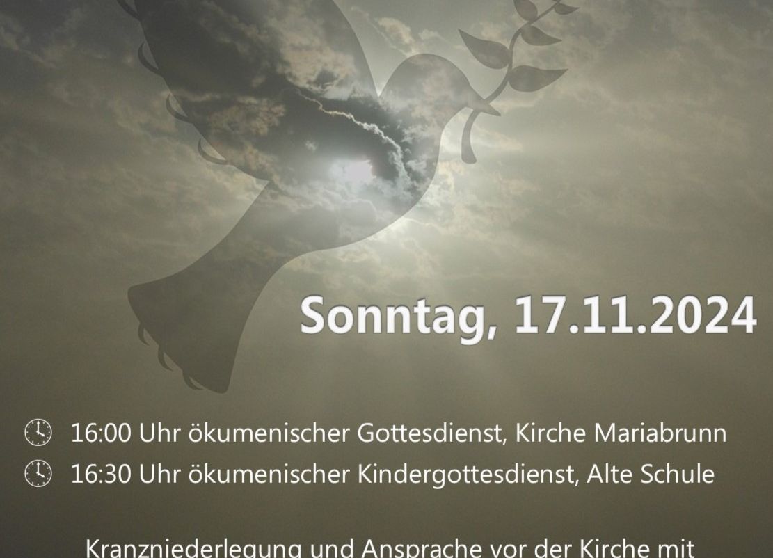 Volkstrauertag: Lichterprozession für den Frieden