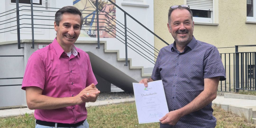 10 Jahre im Bauamt der Gemeinde Eriskirch: Frank Jehle feiert sein Dienstjubiläum