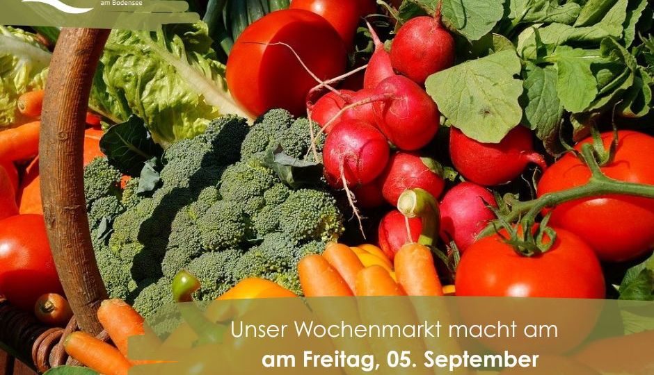 Sommerpause für den Wochenmarkt