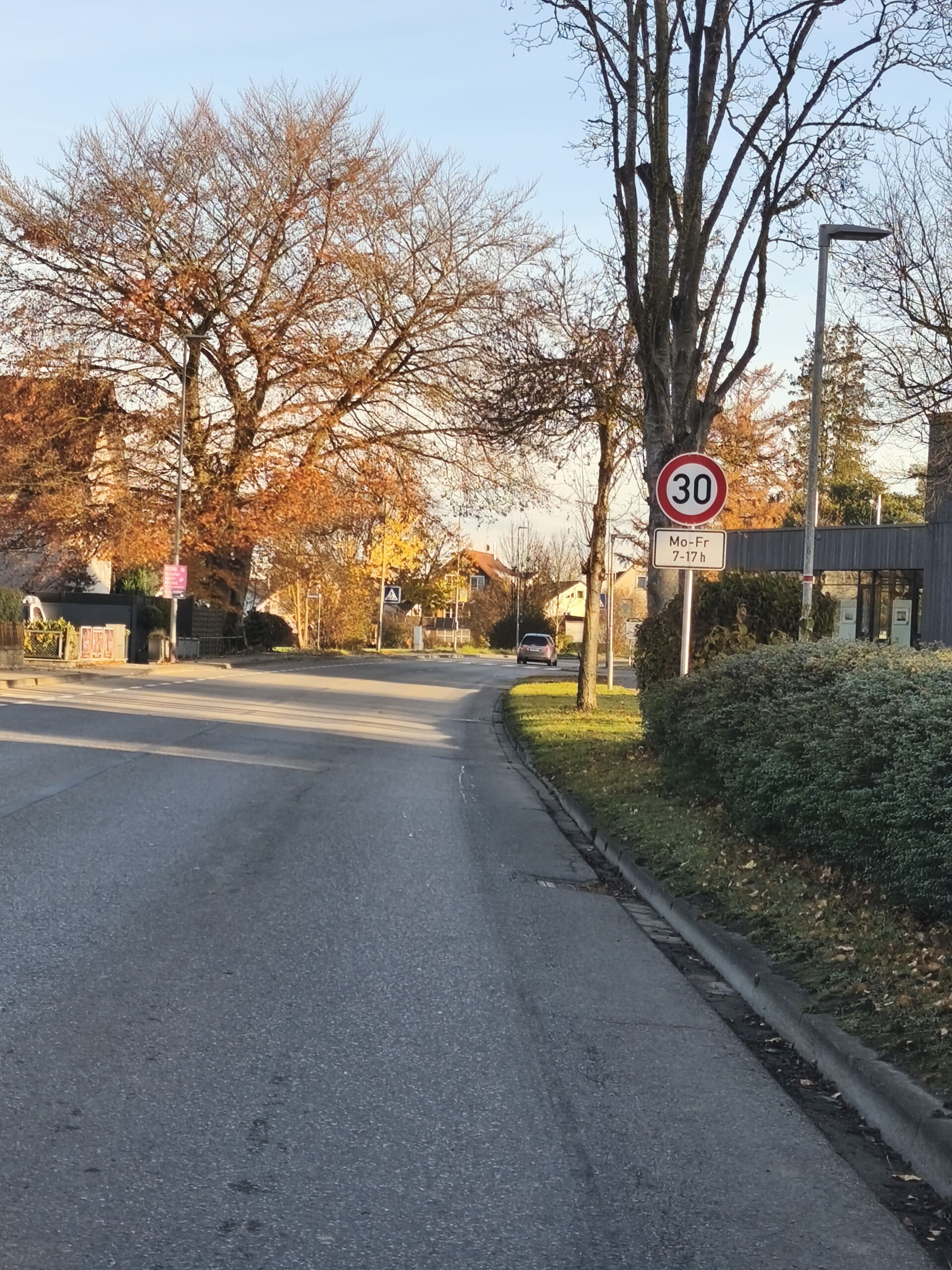 Geschwindigkeitsbegrenzung: Tempo 30 auf der Mariabrunnstraße
