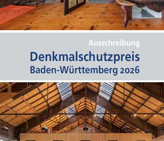 Ausschreibung Denkmalschutzpreis BW 2026