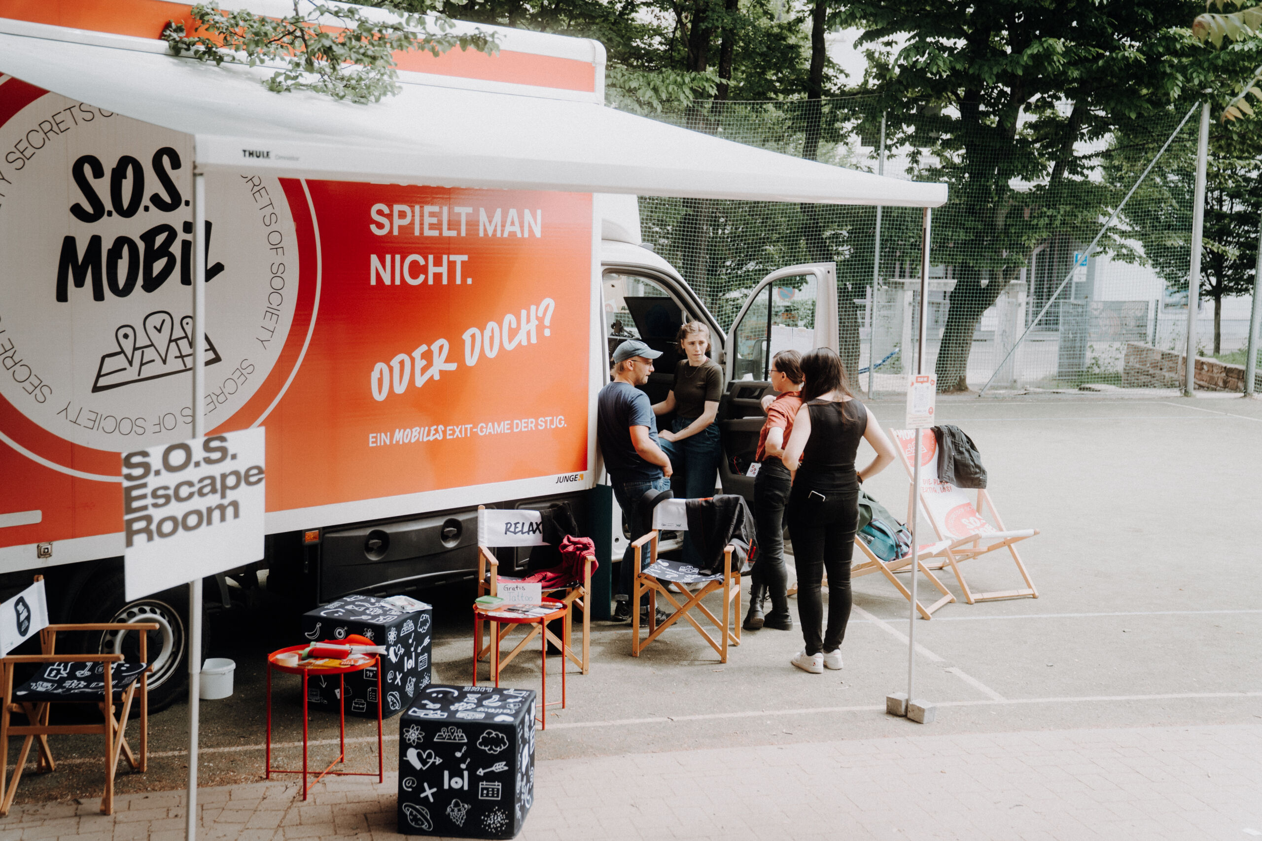 Mobiles Escape Game zur Demokratiebildung macht Halt in Langenargen