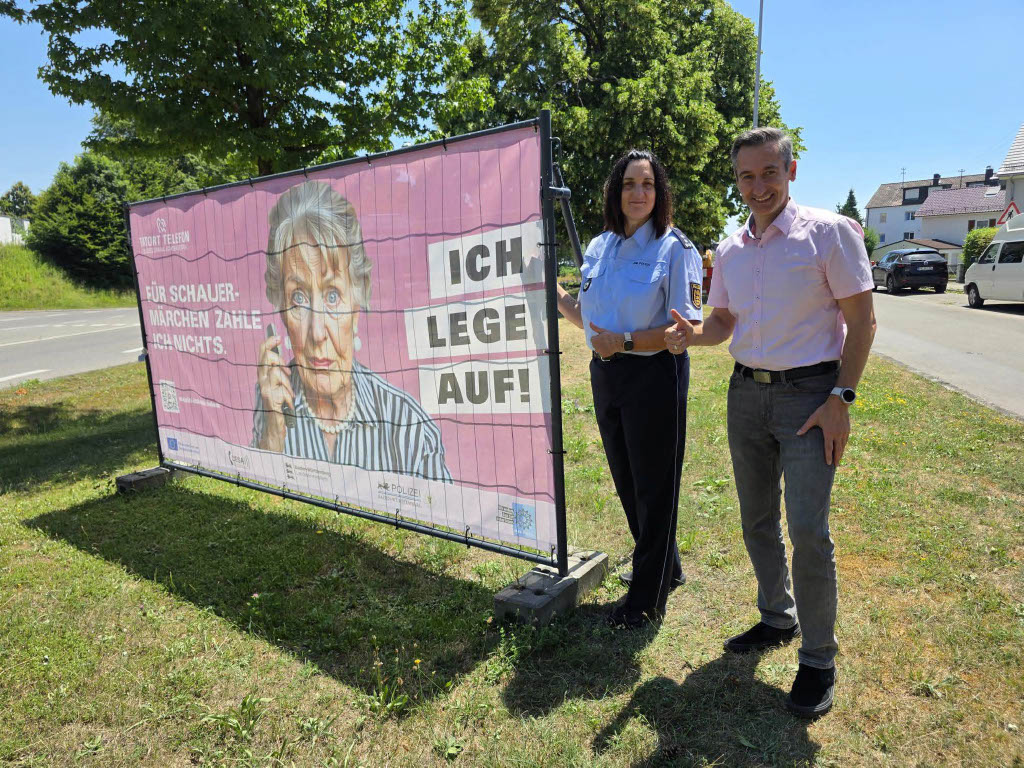 Banneraktion „Tatort Telefon“