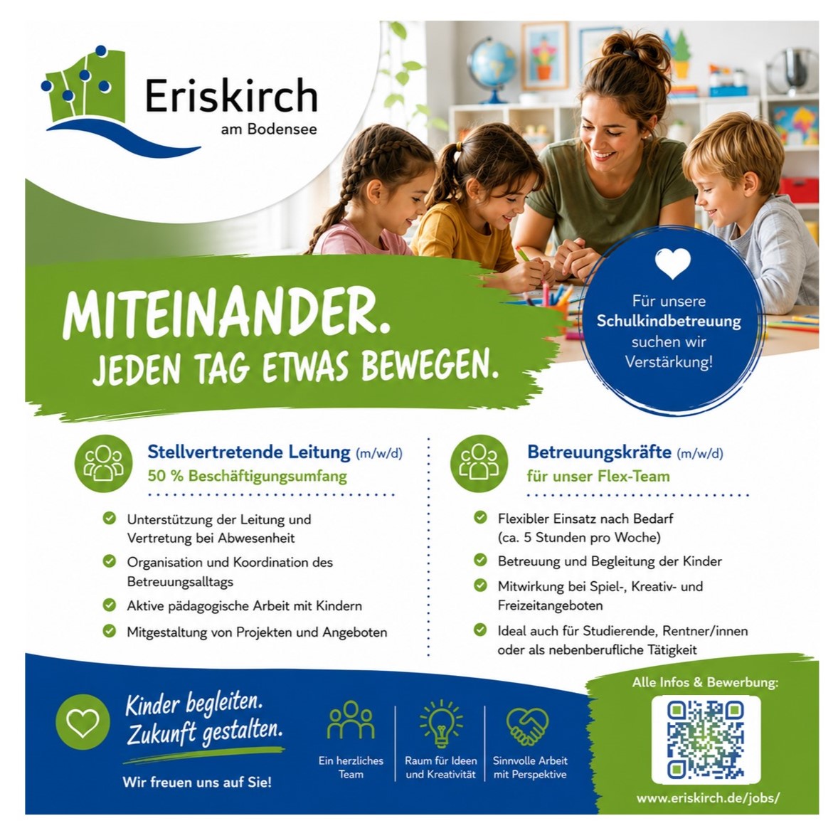 Kinderlachen statt Aktenberge?