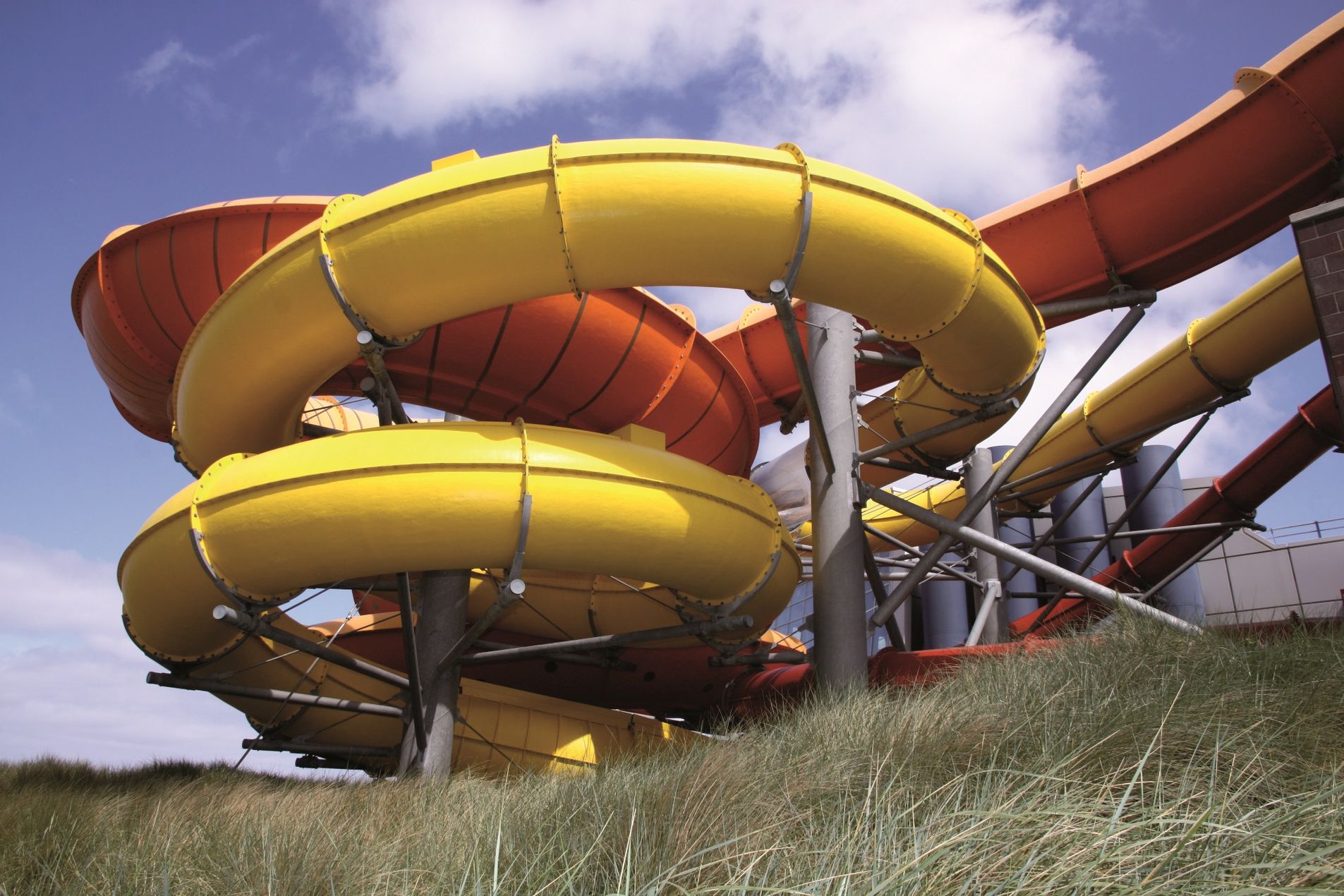 Rutschen der Sylter Welle