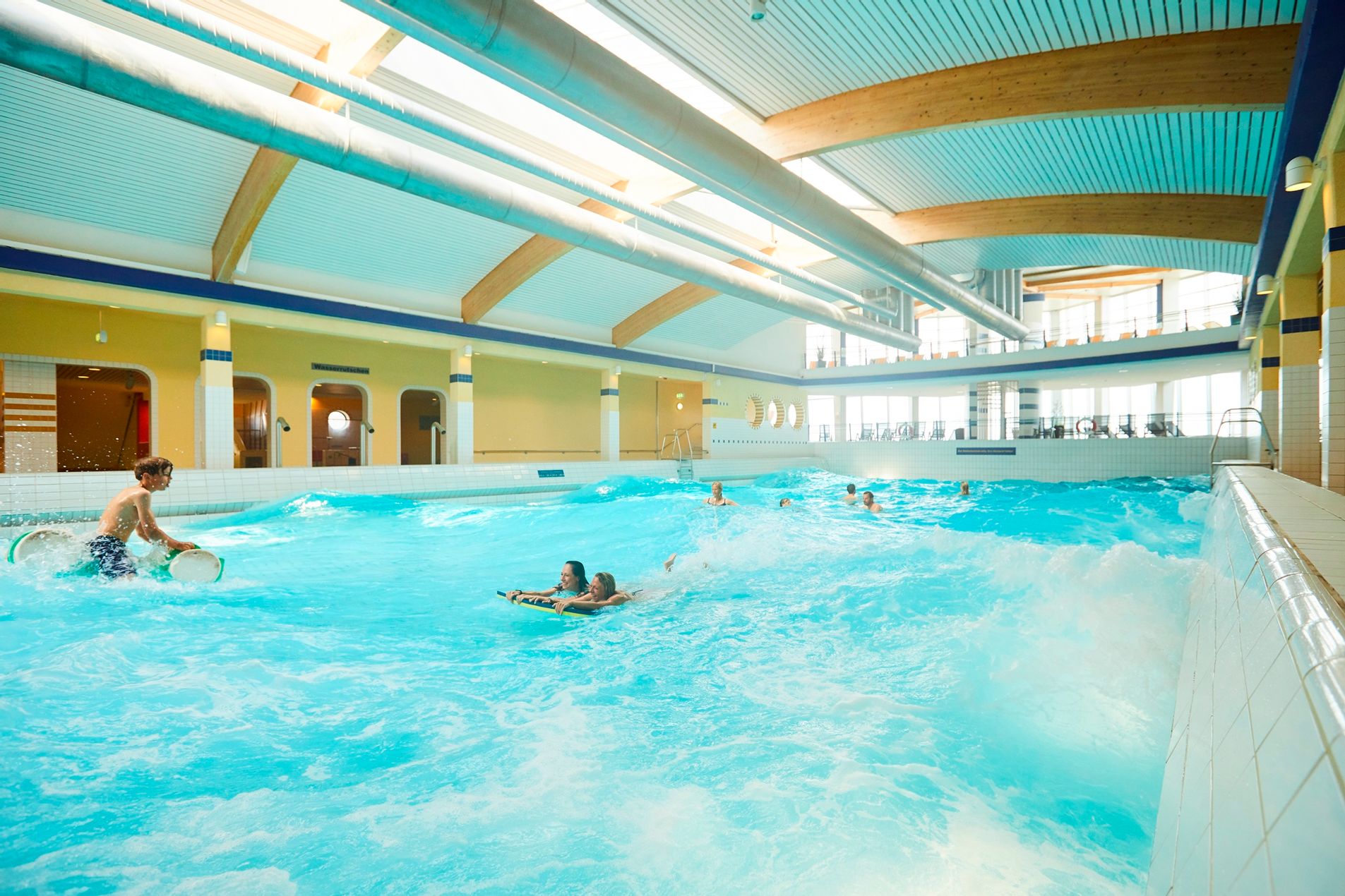 Wellenbecken in der Sylter Welle