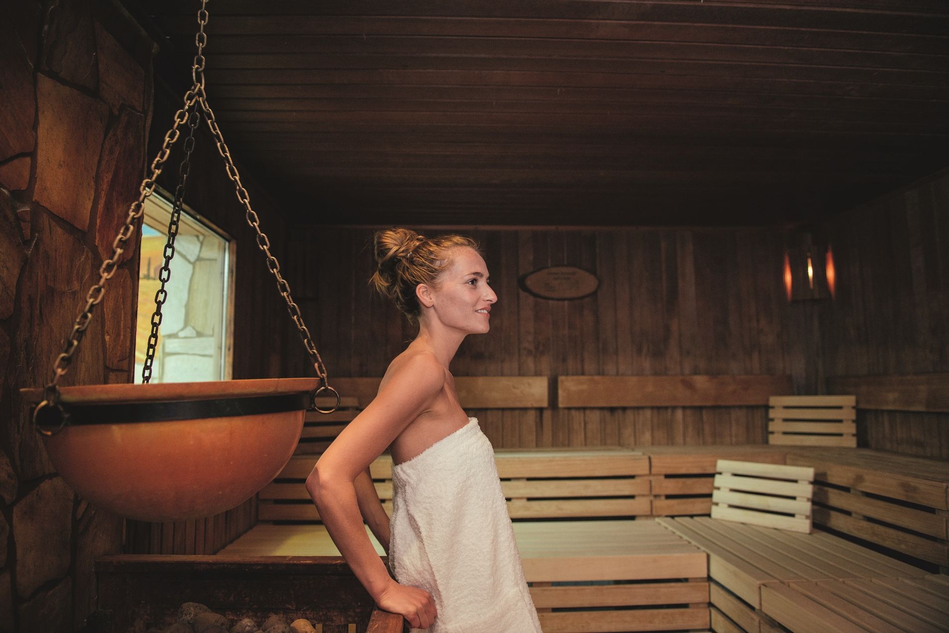 Aromensauna in der Saunalandschaft der Sylter Welle