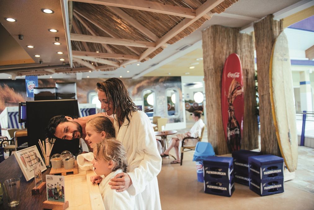 Bistro in der Badelandschaft der Sylter Welle